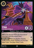Disney Lorcana Set 2 Rise of the Floodborn. Yzma "Scary Beyond All Reason" super rare trading card.