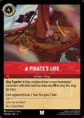 Disney Lorcana set 4 Ursula's Return. A Pirate's Life uncommon trading card.
