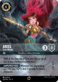 Disney Lorcana set 4 Ursula's Return. Ariel "Sonic Warrior" enchanted trading card.