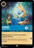 Disney Lorcana set 4 Ursula's Return. Aurora "Tranquil Princess" common trading card.