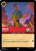 Disney Lorcana set 4 Ursula's Return. Benja "Bold Uniter" common trading card.