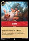 Disney Lorcana set 4 Ursula's Return. Brawl common trading card.