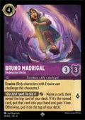 Disney Lorcana set 4 Ursula's Return. Bruno Madrigal "Undetected Uncle" super rare trading card.
