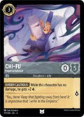 Disney Lorcana set 4 Ursula's Return. Chi-Fu "Imperial Advisor" uncommon trading card.
