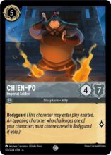 Disney Lorcana set 4 Ursula's Return. Chien-Po "Imperial Soldier" common trading card.