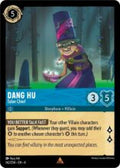 Disney Lorcana set 4 Ursula's Return. Dang Hu "Talon Chief" rare trading card.