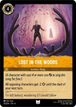 Disney Lorcana set 4 Ursula's Return. Lost in the Woods uncommon trading card.
