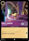 Disney Lorcana set 4 Ursula's Return. Magic Broom "Lively Sweeper" common trading card.