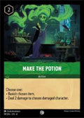 Disney Lorcana set 4 Ursula's Return. Make the Potion common trading card.