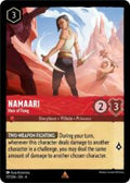 Disney Lorcana set 4 Ursula's Return. Namaari "Heir of Fang" rare trading card.