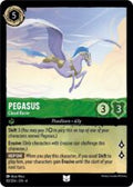 Disney Lorcana set 4 Ursula's Return. Pegasus "Cloud Racer" uncommon trading card.