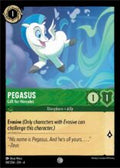 Disney Lorcana set 4 Ursula's Return. Pegasus "Gift For Hercules" common trading card.