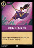 Disney Lorcana set 4 Ursula's Return. Swing into Action common trading card.