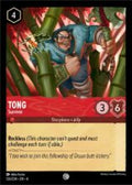 Disney Lorcana set 4 Ursula's Return. Tong "Survivor" common trading card.
