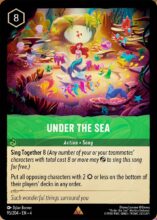 Disney Lorcana set 4 Ursula's Return. Under the Sea rare trading card.