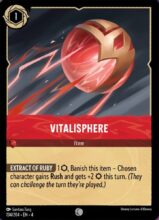 Disney Lorcana set 4 Ursula's Return. Vitalisphere common trading card.