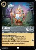 Disney Lorcana set 5 Shimmering Skies. Bashful "Adoring Knight" uncommon trading card.
