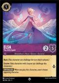 Disney Lorcana set 5 Shimmering Skies. Elsa "The Fifth Spirit" super rare trading card.