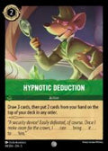 Disney Lorcana set 5 Shimmering Skies. Hypnotic Deduction common trading card.