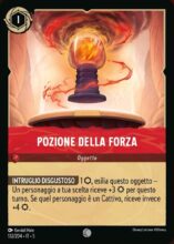 Disney Lorcana set 5 Shimmering Skies. Potion of Force common trading card.