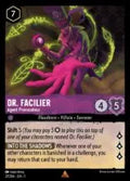 Lorcana - First Chapter - Dr. Facilier - Agent Provocateur - 37/204 - Rare