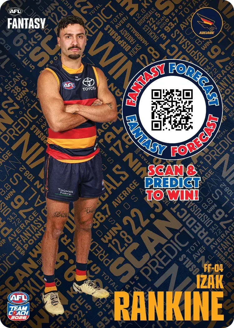 Teamcoach 2026 Fantasy Forecast #FF04 - Izak Rankine - Adelaide Crows