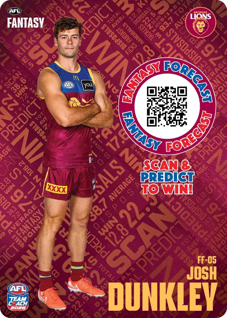 Teamcoach 2026 Fantasy Forecast #FF05 - Josh Dunkley - Brisbane Lions