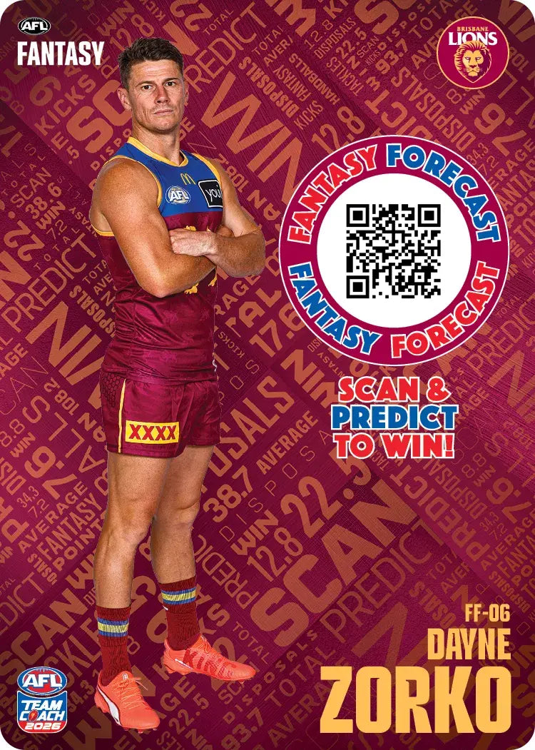Teamcoach 2026 Fantasy Forecast #FF06 - Dayne Zorko - Brisbane Lions
