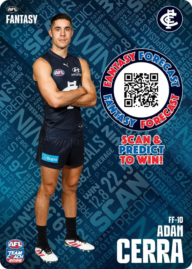 Teamcoach 2026 Fantasy Forecast #FF10 - Adam Cerra - Carlton