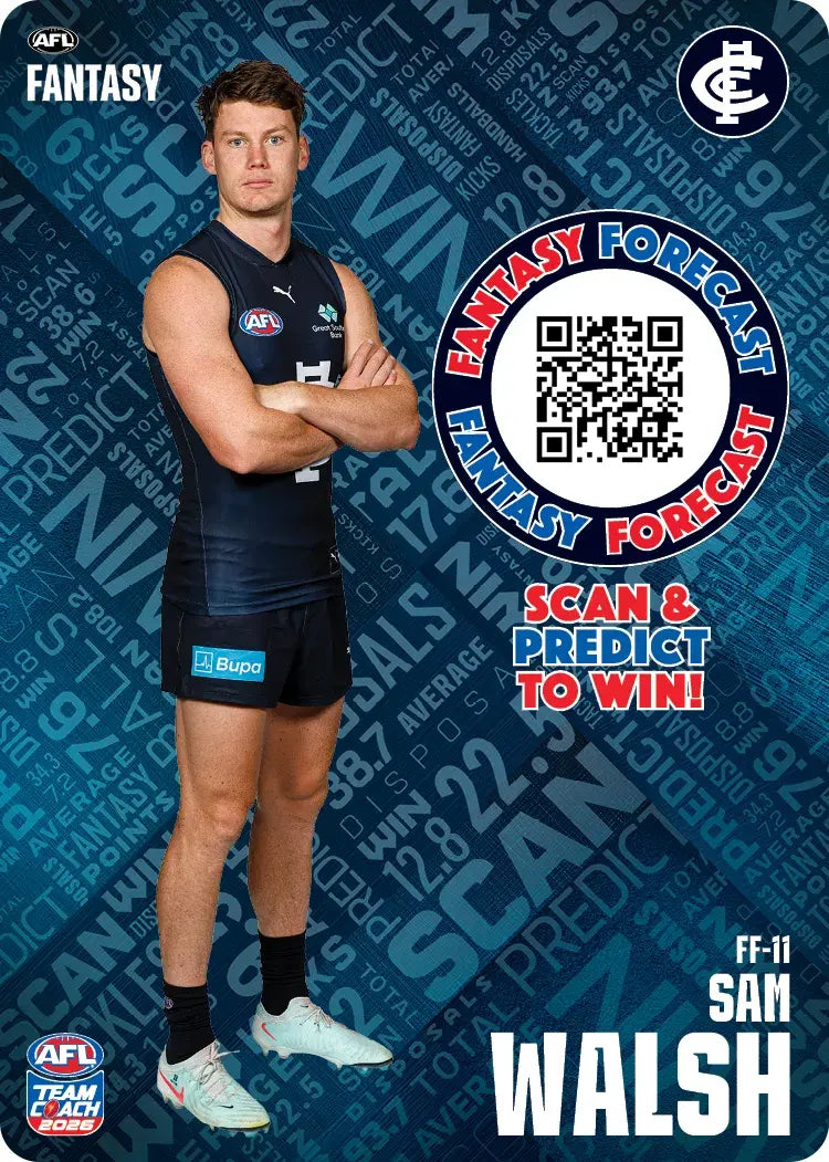 Teamcoach 2026 Fantasy Forecast #FF11 - Sam Walsh - Carlton