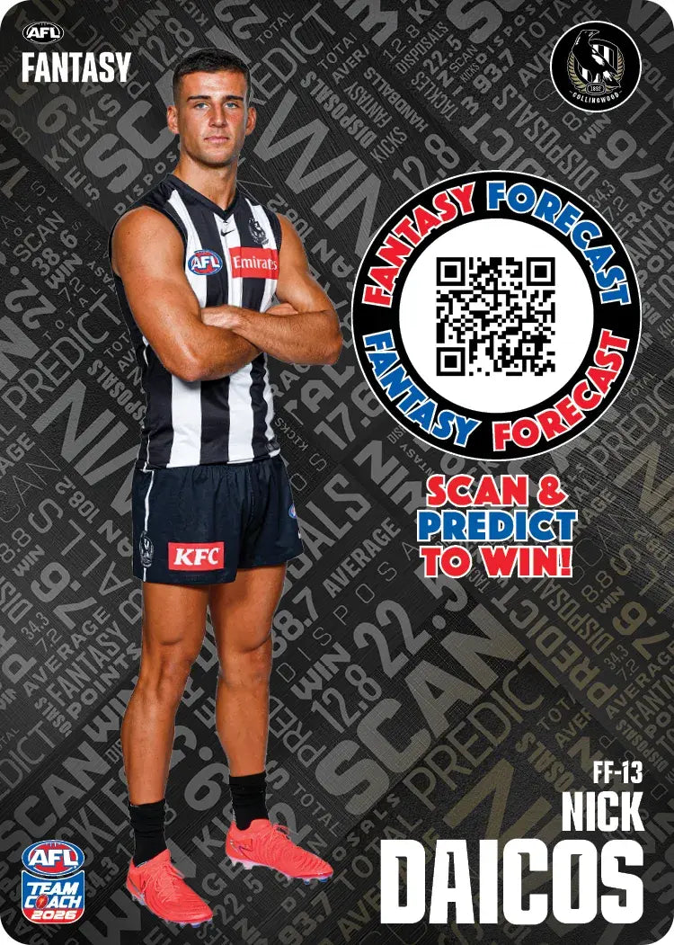 Teamcoach 2026 Fantasy Forecast #FF13 - Nick Daicos - Collingwood