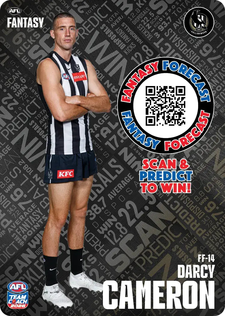 Teamcoach 2026 Fantasy Forecast #FF14 - Darcy Cameron - Collingwood