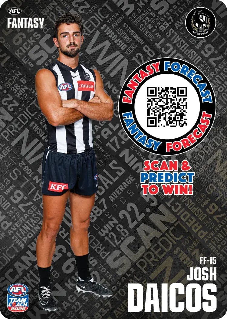 Teamcoach 2026 Fantasy Forecast #FF15 - Josh Daicos - Collingwood