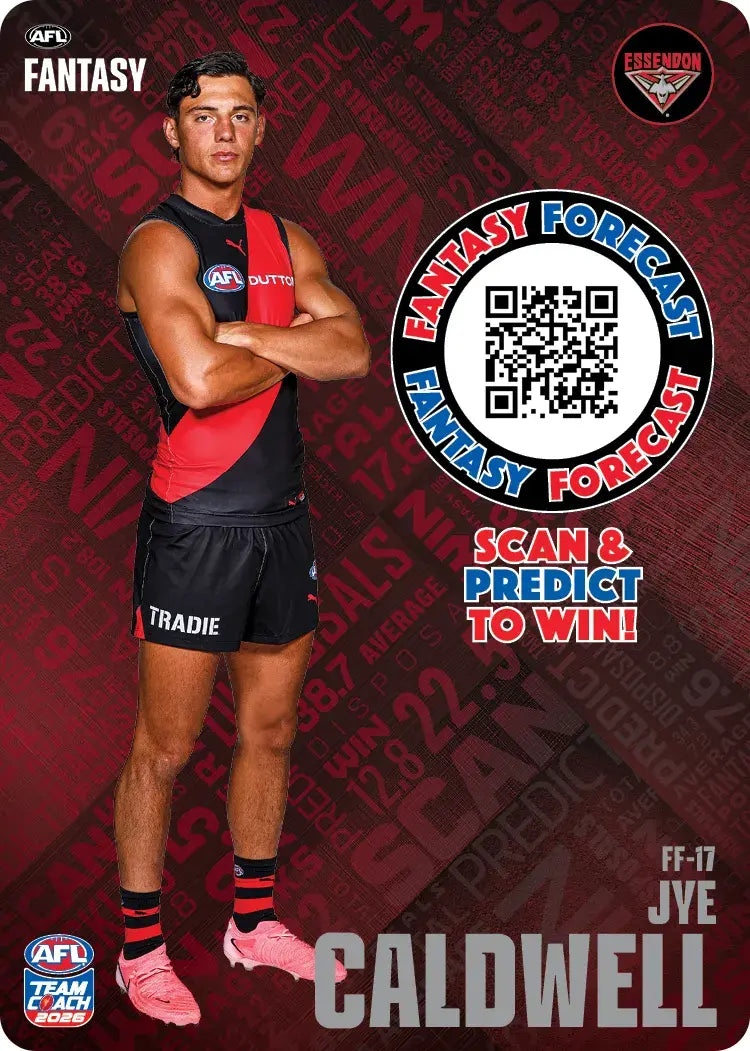 Teamcoach 2026 Fantasy Forecast #FF17 - Jye Caldwell - Essendon