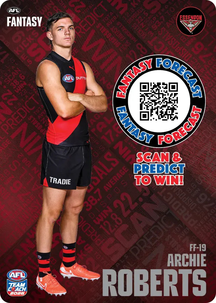Teamcoach 2026 Fantasy Forecast #FF19 - Archie Roberts - Essendon