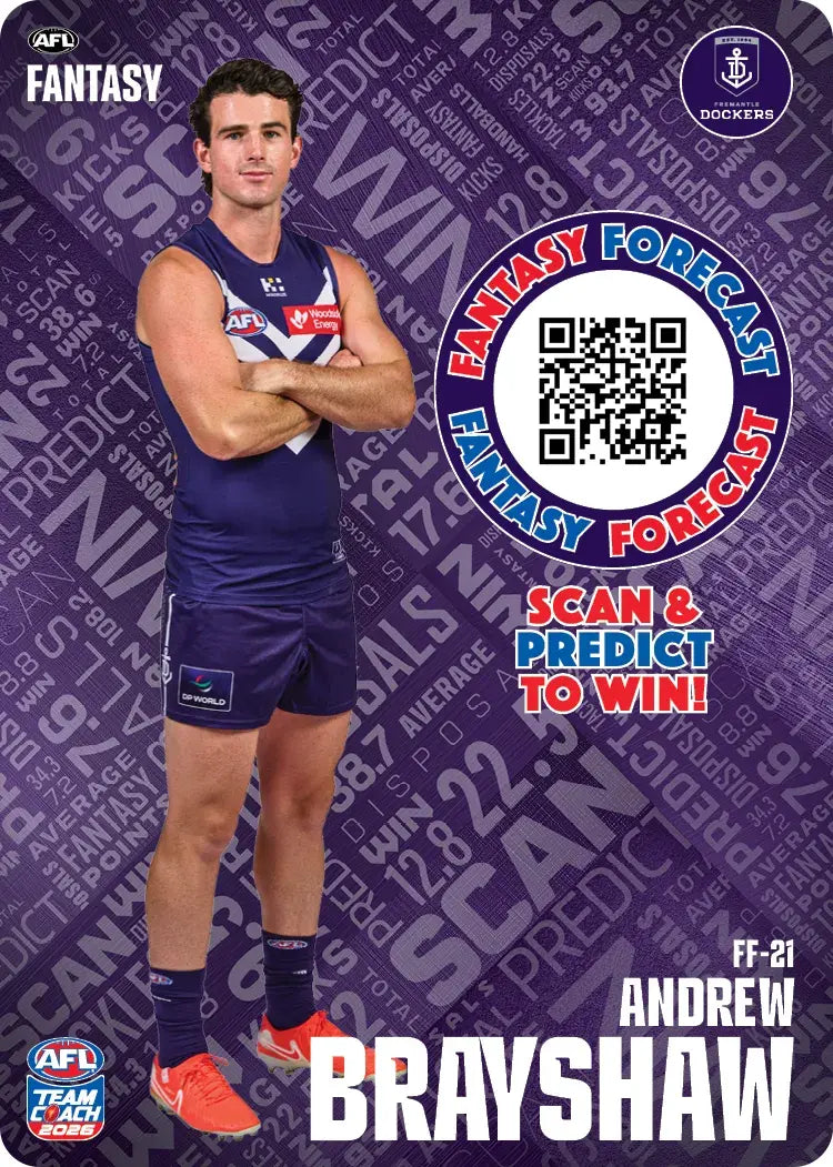 Teamcoach 2026 Fantasy Forecast #FF21 - Andrew Brayshaw - Fremantle Dockers