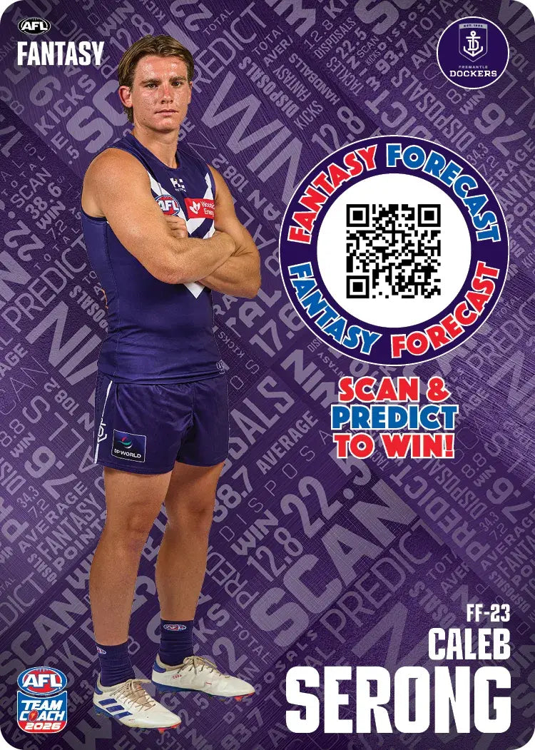 Teamcoach 2026 Fantasy Forecast #FF23 - Caleb Serong - Fremantle Dockers