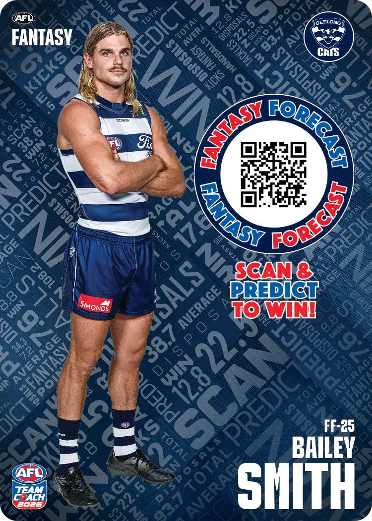 Teamcoach 2026 Fantasy Forecast #FF25 - Bailey Smith - Geelong