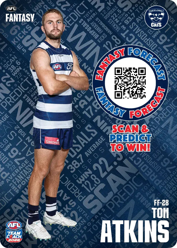 Teamcoach 2026 Fantasy Forecast #FF28 - Tom Atkins - Geelong