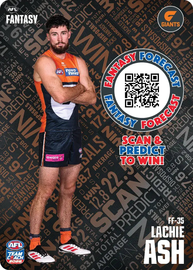 Teamcoach 2026 Fantasy Forecast #FF35 - Lachie Ash - GWS Giants
