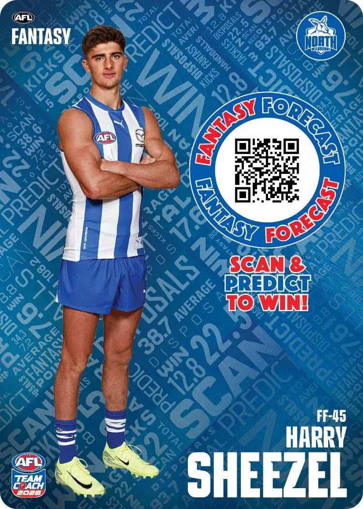 Teamcoach 2026 Fantasy Forecast #FF45 - Harry Sheezel - North Melbourne