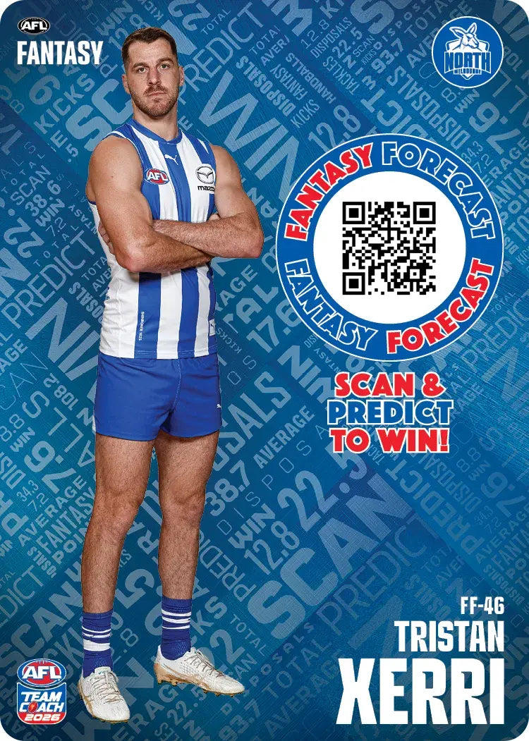 Teamcoach 2026 Fantasy Forecast #FF46 - Tristan Xerri - North Melbourne