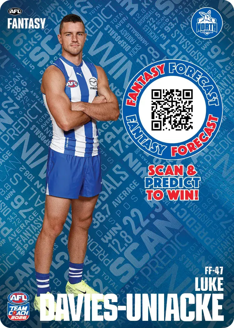 Teamcoach 2026 Fantasy Forecast #FF47 - Luke Davies-Uniacke - North Melbourne