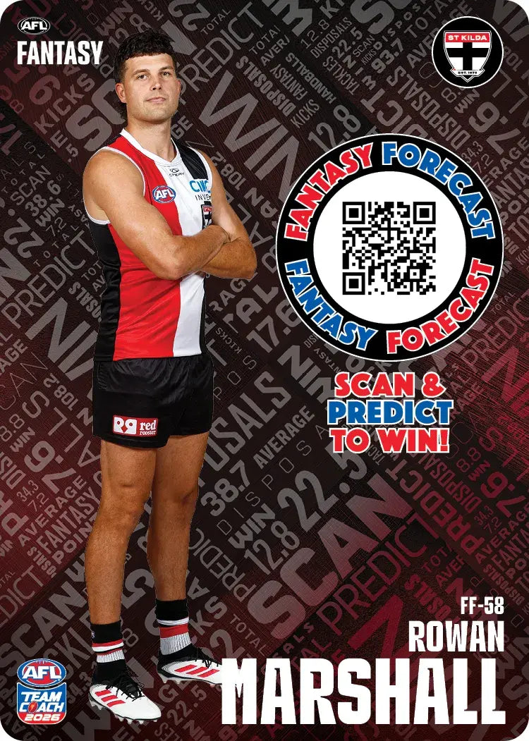 Teamcoach 2026 Fantasy Forecast #FF58 - Rowan Marshall - St Kilda