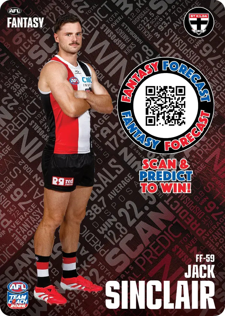 Teamcoach 2026 Fantasy Forecast #FF59 - Jack Sinclair - St Kilda