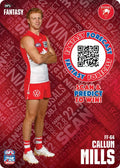 Teamcoach 2026 Fantasy Forecast #FF64 - Callum Mills - Sydney Swans