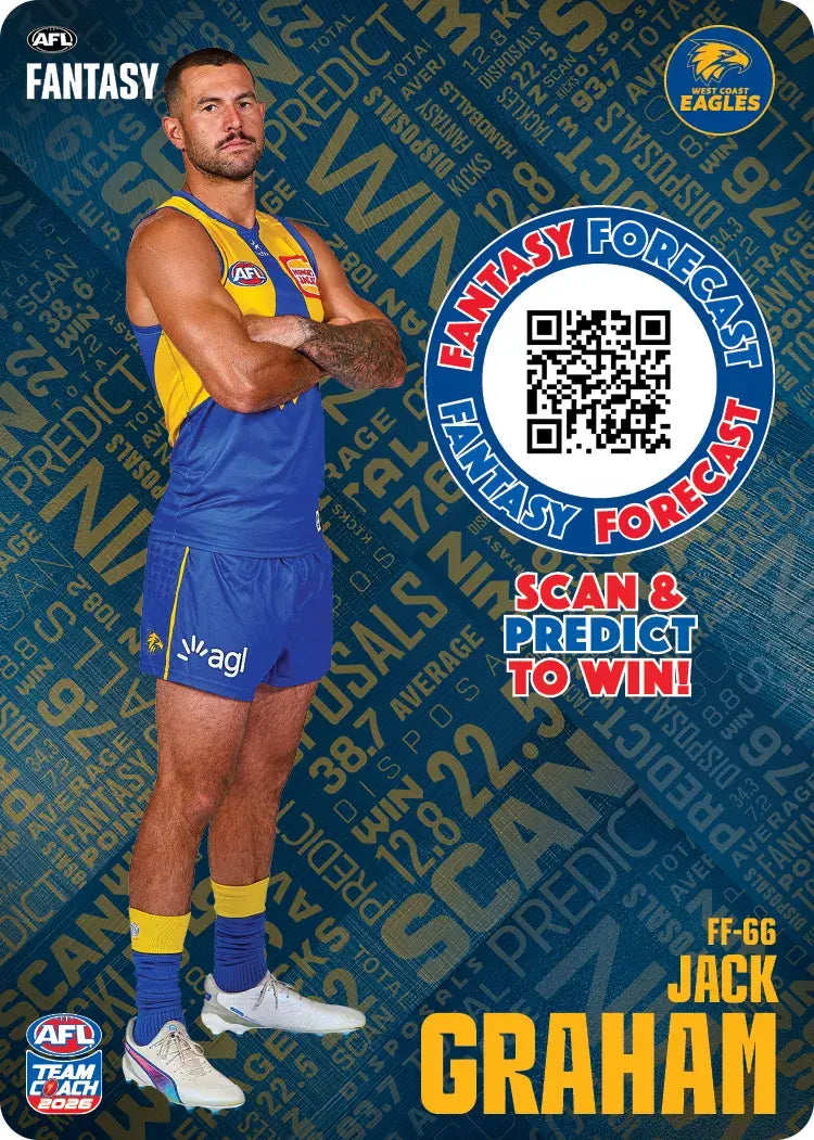 Teamcoach 2026 Fantasy Forecast #FF66 - Jack Graham - West Coast Eagles