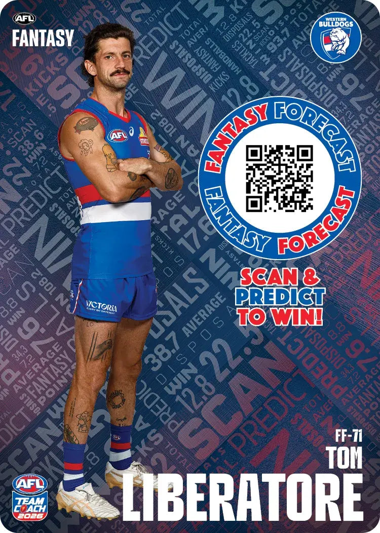 Teamcoach 2026 Fantasy Forecast #FF71 - Tom Liberatore - Western Bulldogs