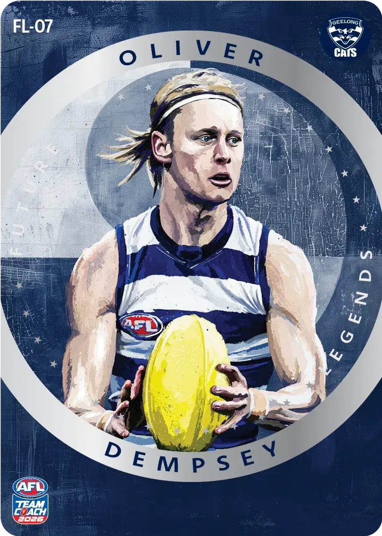 Teamcoach 2026 Future Legends Team FL-07 Oliver Dempsey - Geelong Cats