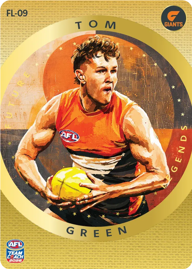 Teamcoach 2026 Future Legends Gold FL-09 Tom Green - GWS Giants
